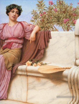  1914 Art - Tranquillité 1914 droite néoclassique dame John William Godward